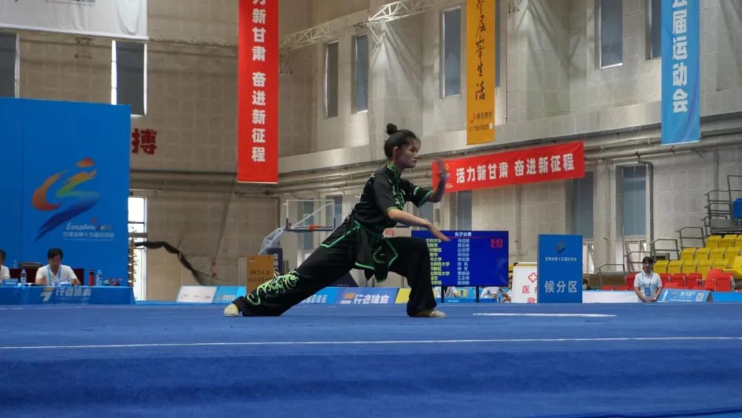 看省运|群众组武术套路比赛兰州市体校开赛