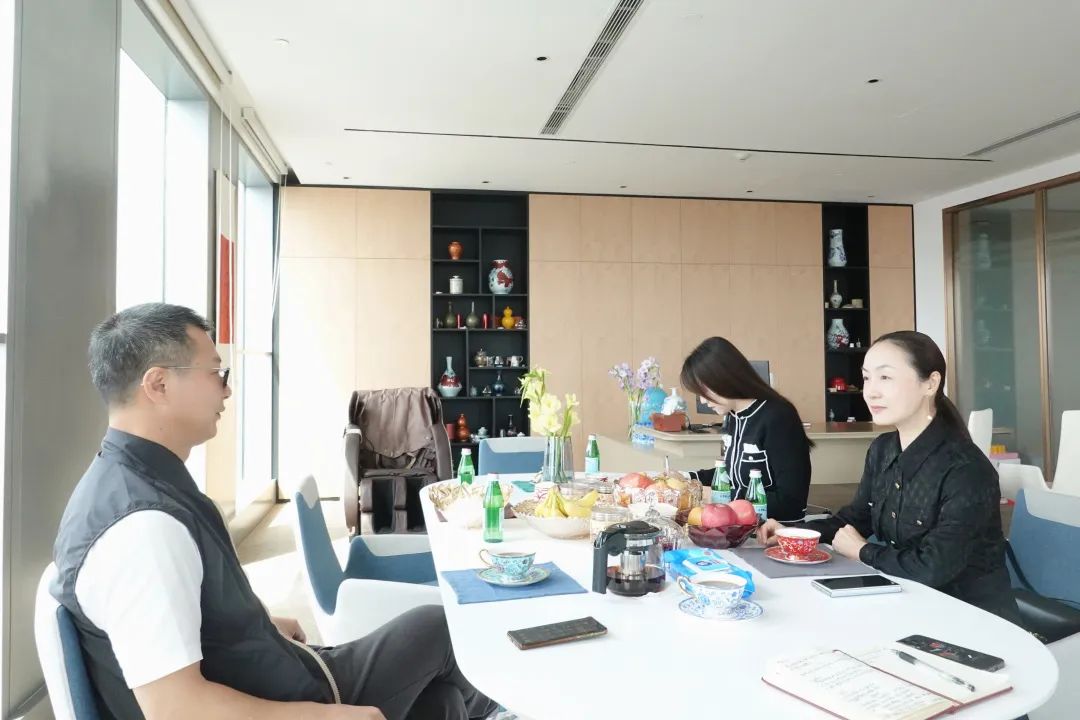 上海温州商会走访安正时尚集团旗下尚展电商