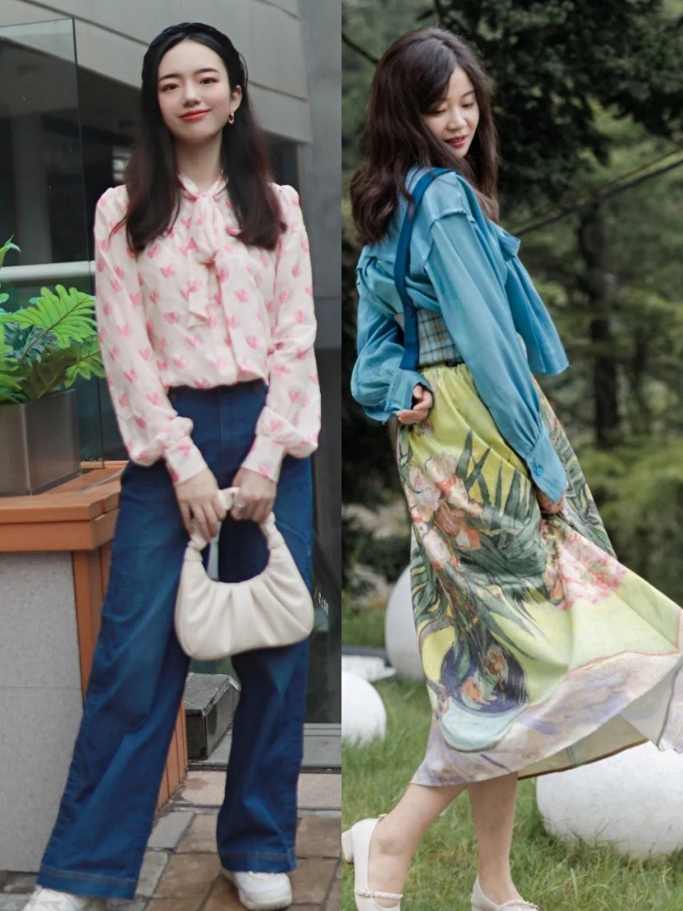 早秋衬衫这样穿简约时髦超撩人,长袖子衬衫怎么穿好看又有范