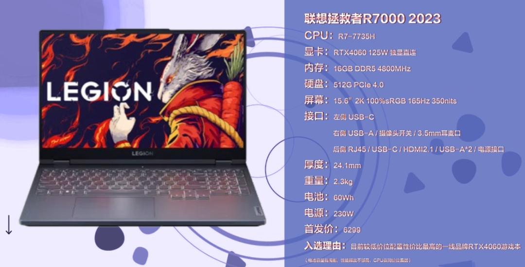 6k-7k商务本推荐,6k到7k性价比最高的游戏本拯救者