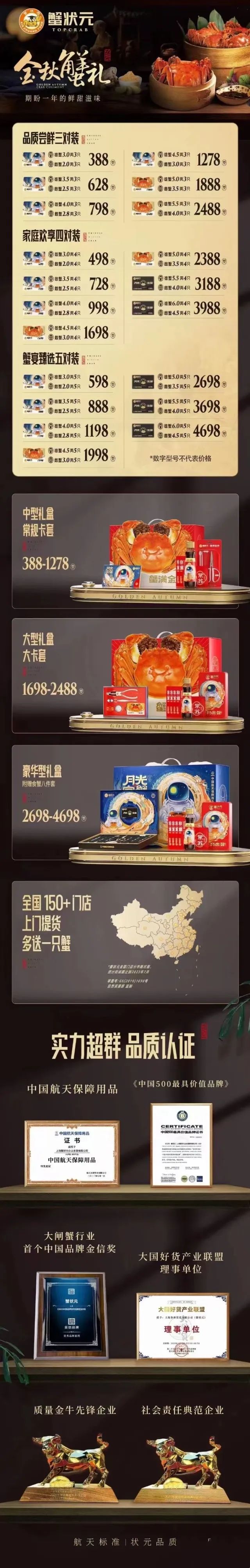 秋高蟹肥月团圆,阳澄湖金秋蟹礼