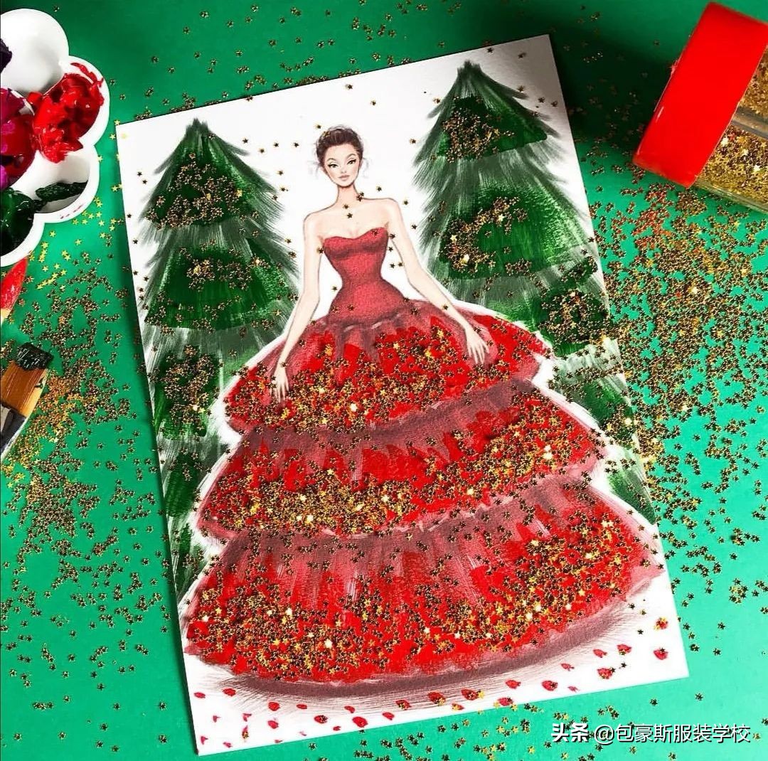 国际时尚插画师插画作品欣赏图文,创意插画古埃及