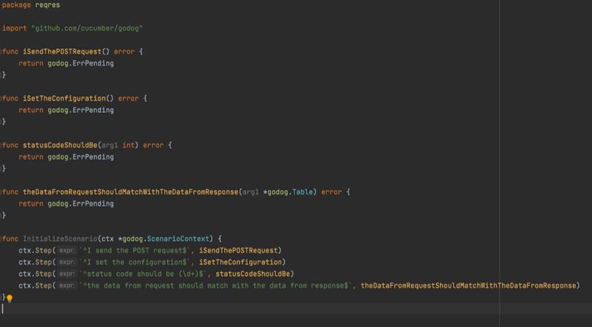 使用GODOG进行GOLANG和API测试