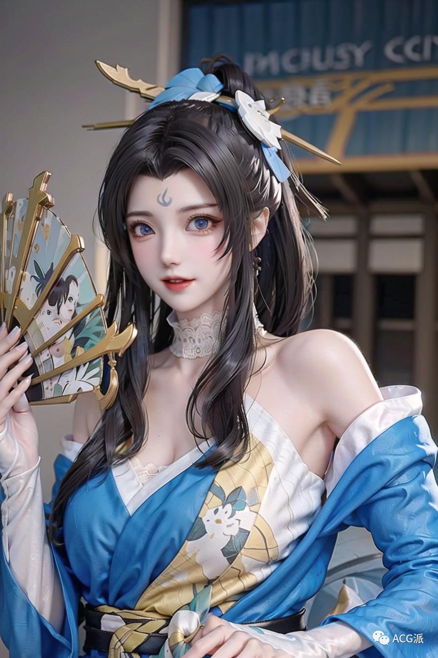 ai绘画王者荣耀cos怎么做的,王者荣耀不知火舞真人cos