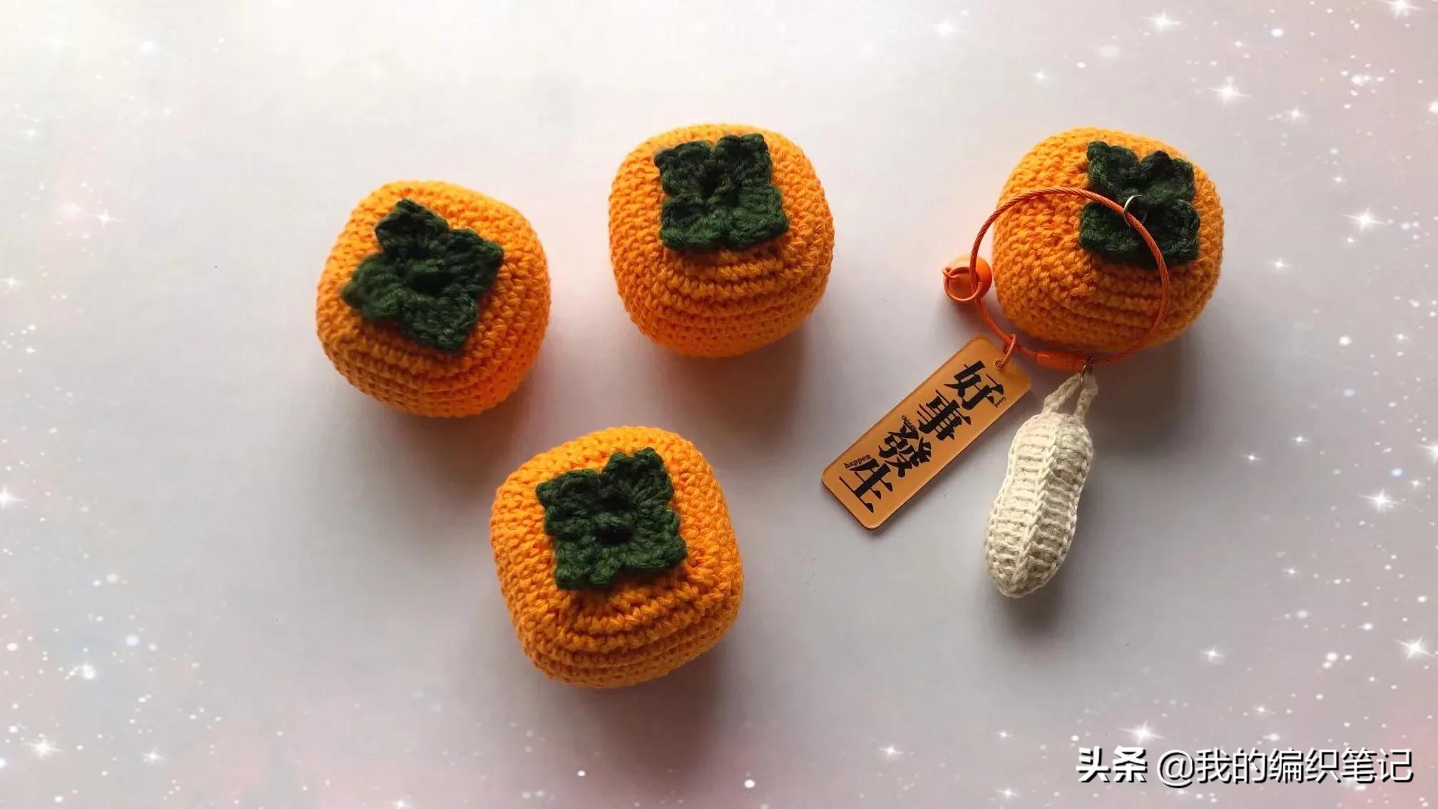 手工编织的毛线钥匙扣挂饰教程,毛线编织钥匙小挂件教程