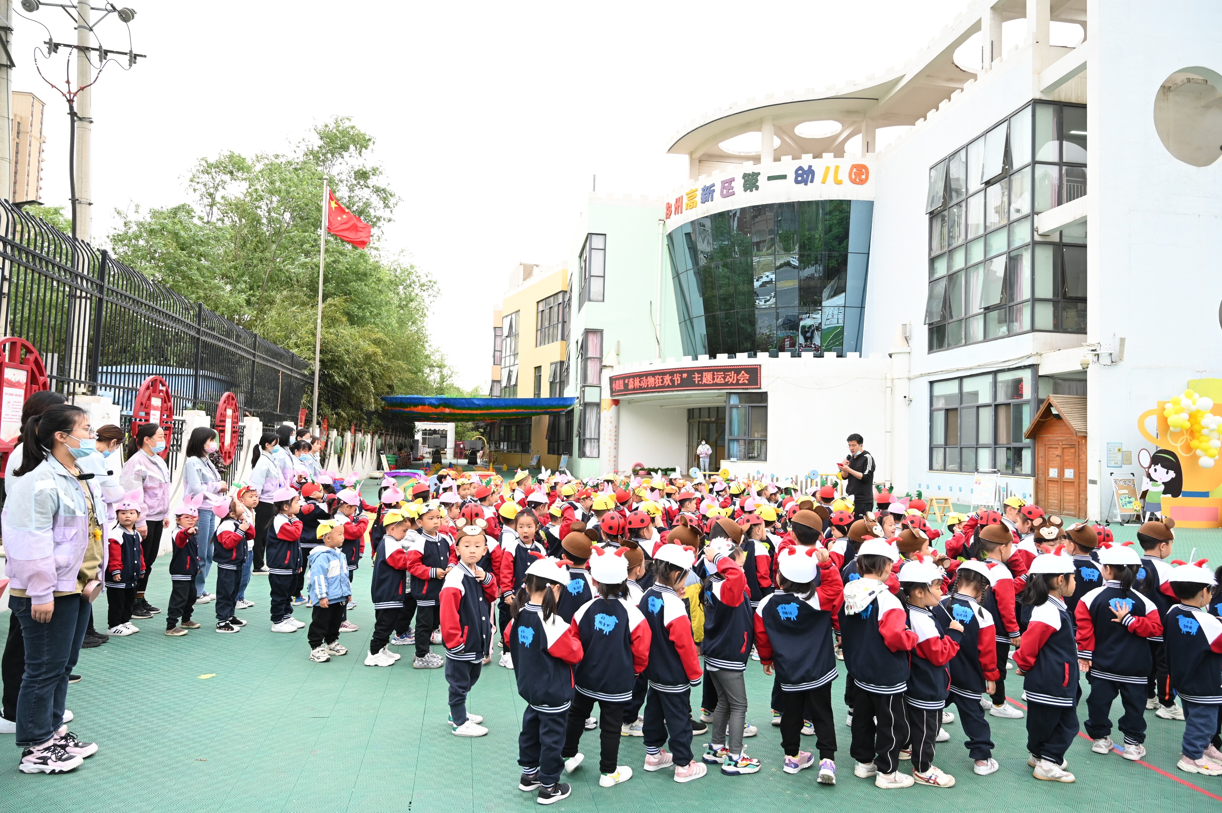 动物森林运动会主题,小动物森林运动会