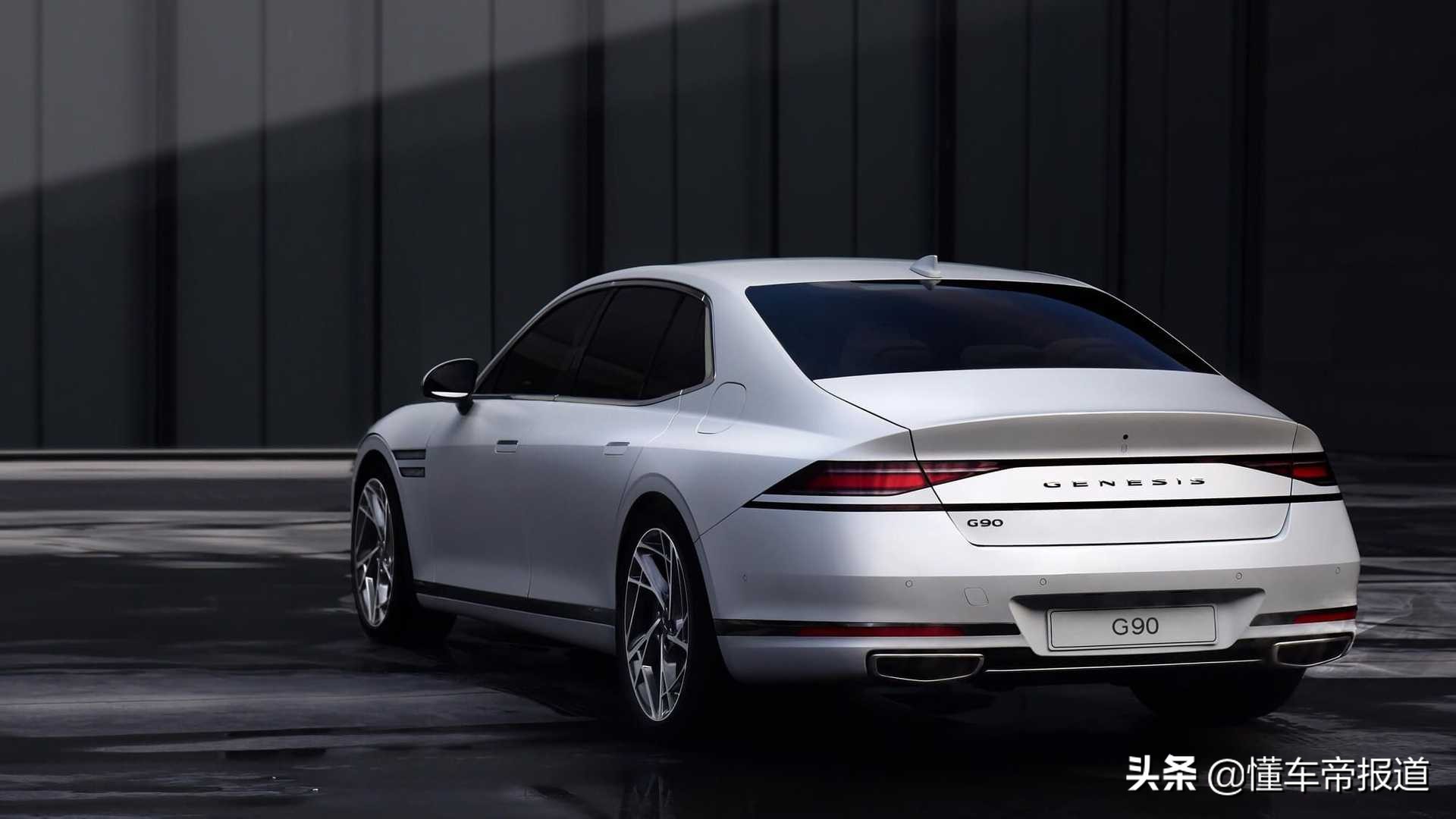 捷尼赛思g90奔驰e,新款捷尼赛思g90实车曝光