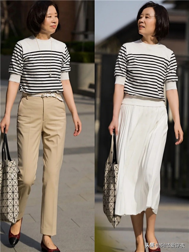 42岁减龄穿衣打扮休闲,40岁减龄穿衣搭配高级感