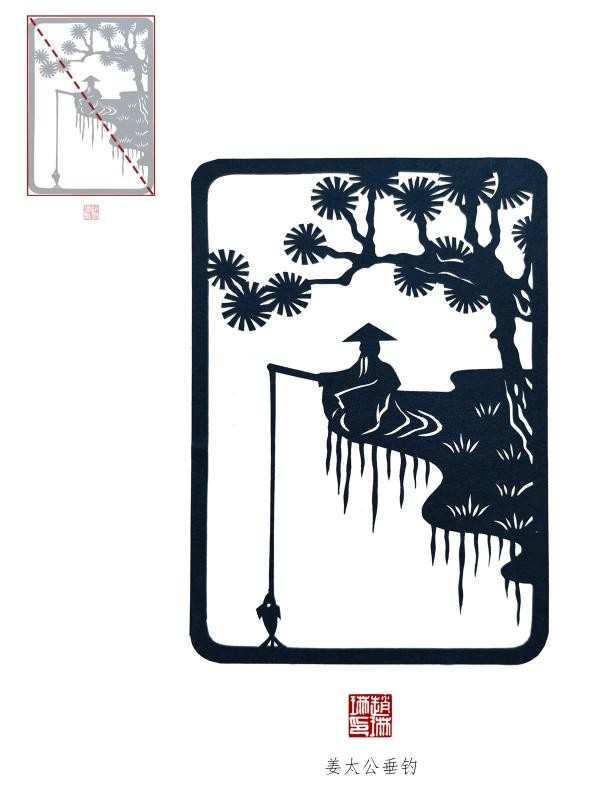 库淑兰剪纸构图特点,吴孟超剪纸人物构图