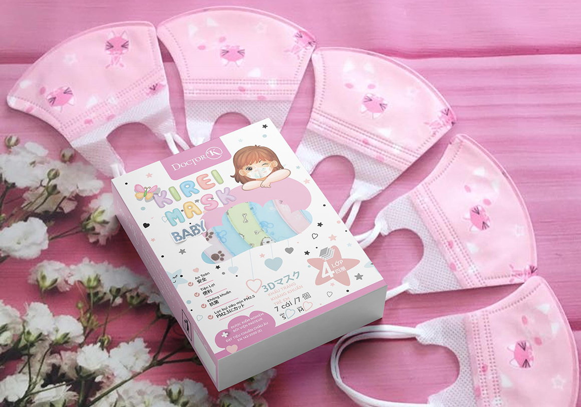 儿童3d立体kn95可爱卡通口罩,kf94儿童口罩3d立体卡通图案