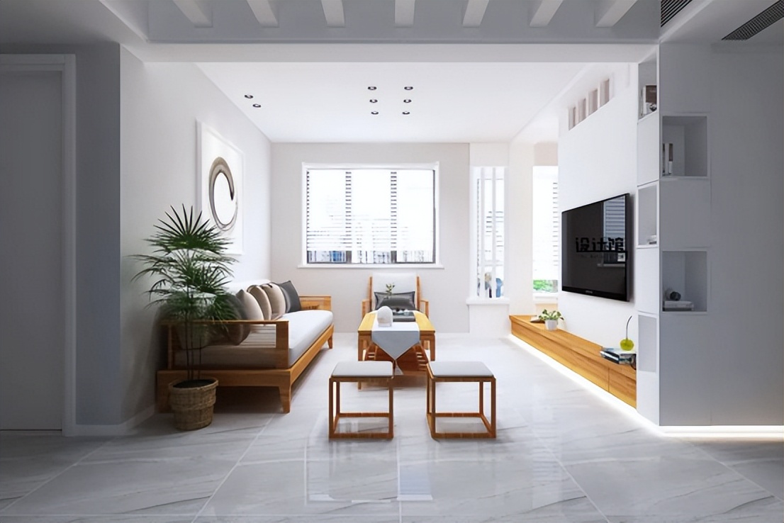 客厅采光不好小户型装修设计,客厅窗户小怎么设计通风又采光