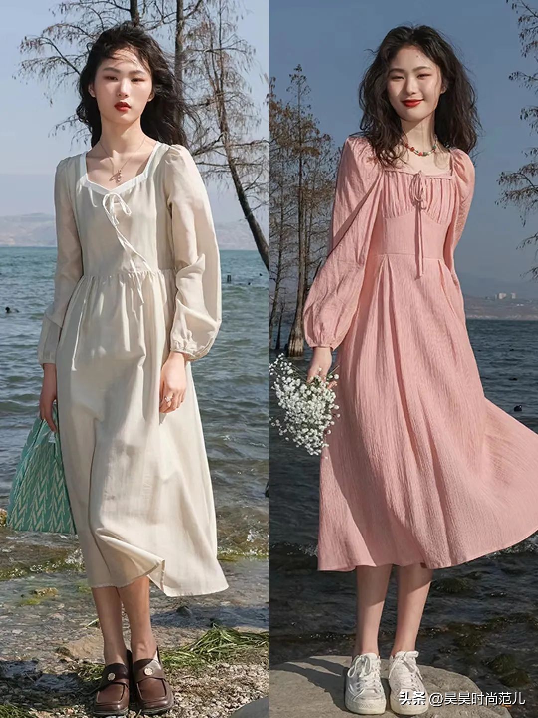 碎花裙怎么搭可以美一个秋天,碎花裙怎样搭配出时尚感好看