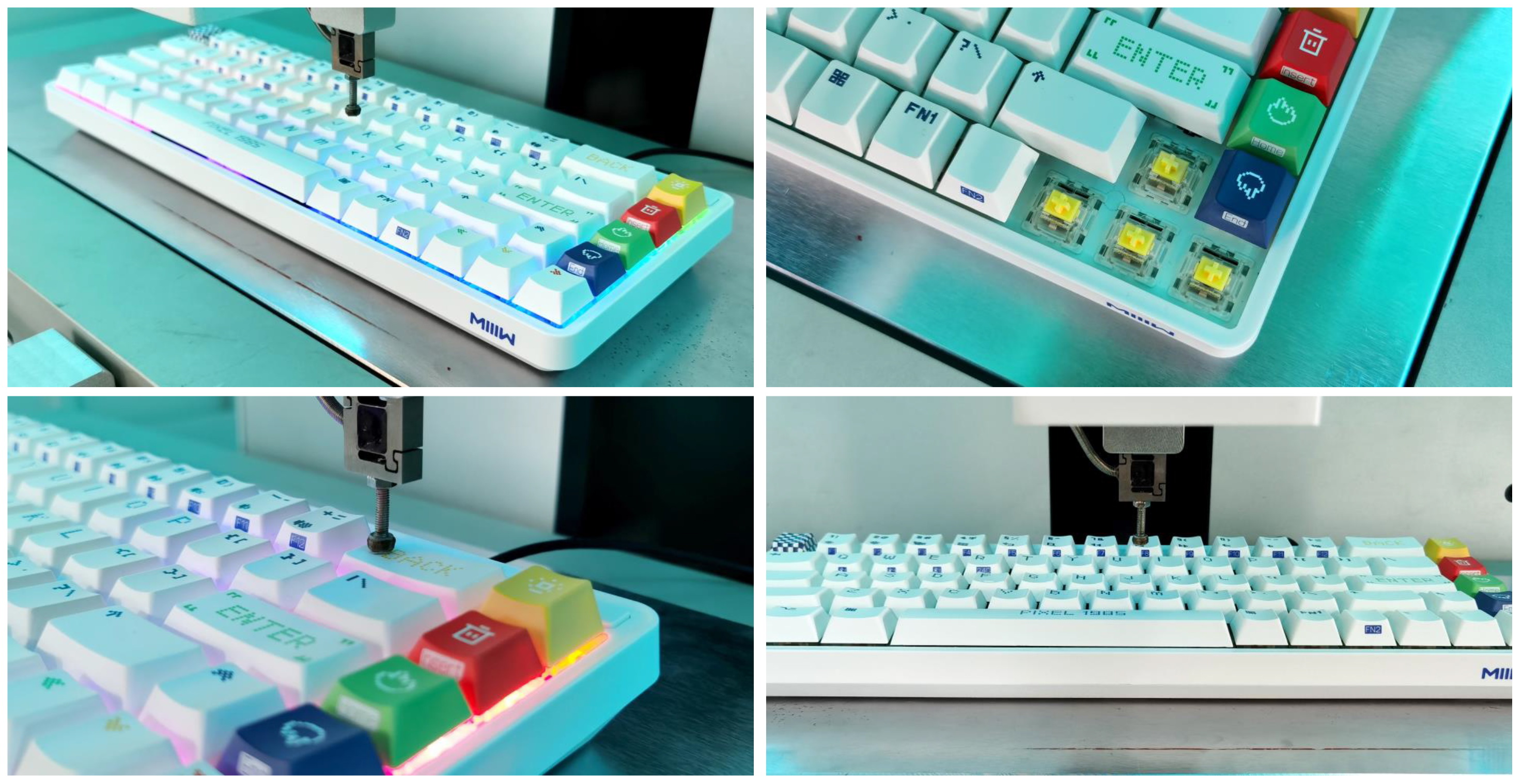 米物art键盘像素风黄轴,g黄轴pro