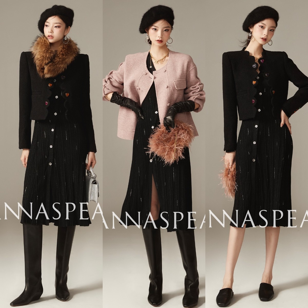 冬天经典羽绒服大衣外套穿搭,冬季时髦羽绒服外套