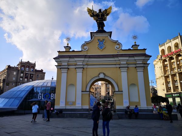 乌克兰基辅独立广场卫星地图,乌克兰基辅独立广场