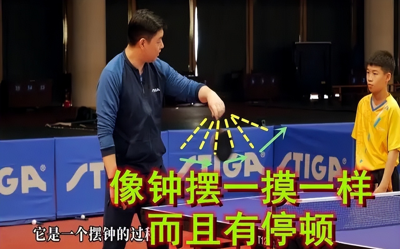 乒乓球反手拧拉的正确姿势,乒乓球拧拉技术看完就会