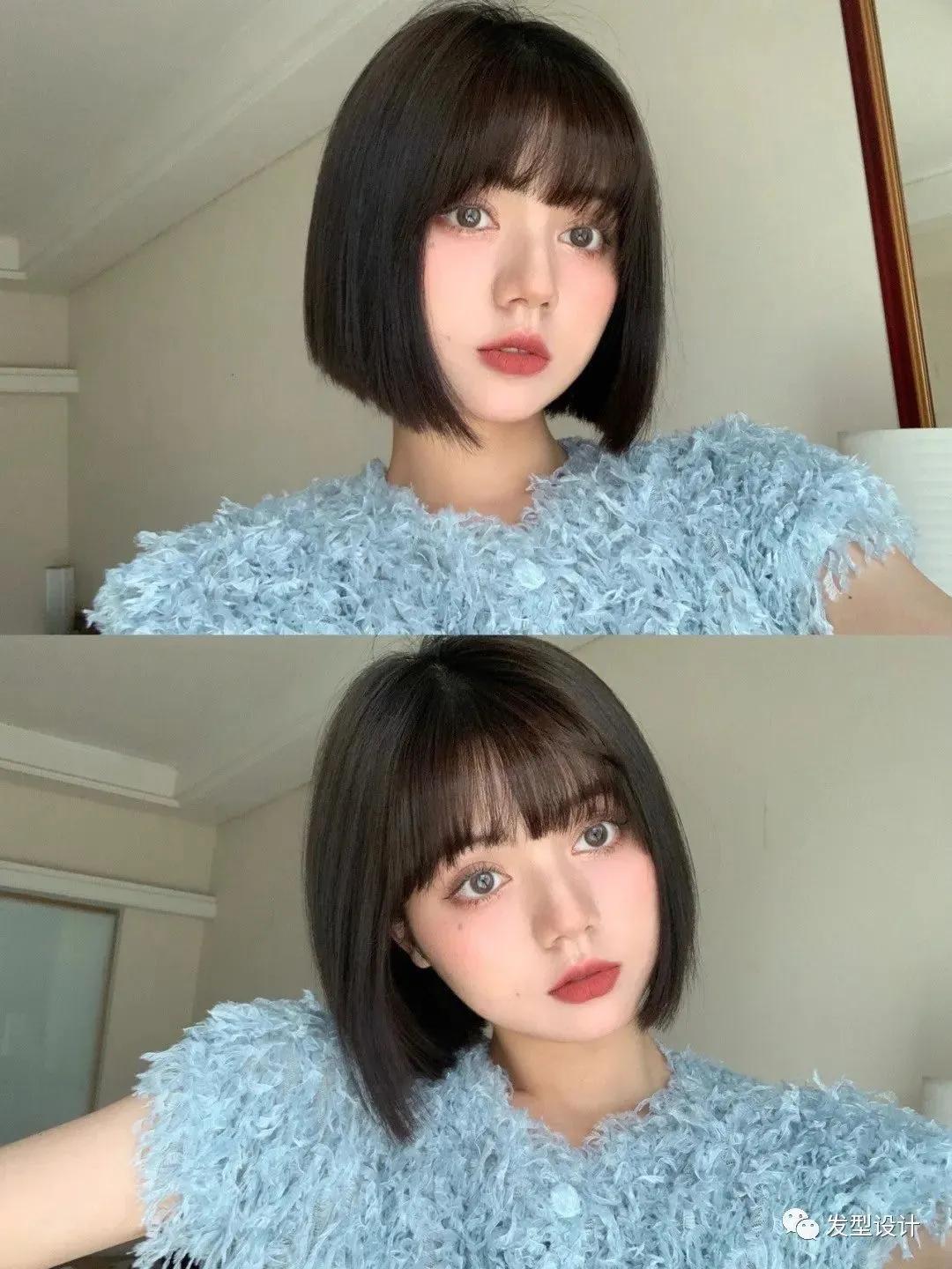 短发推荐大圆脸利落,2021圆脸大脸最火短发