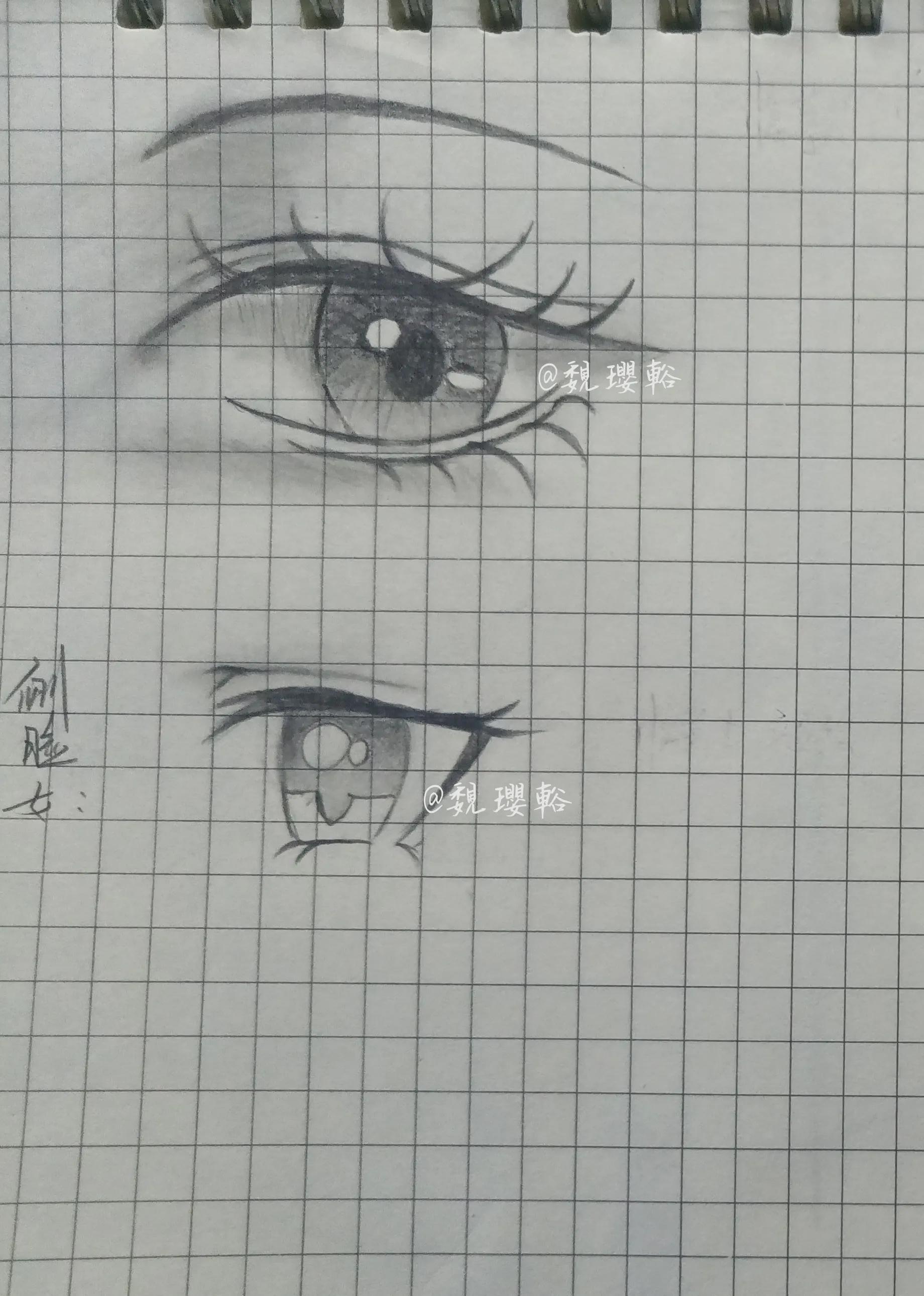 漫画眼睛手绘,漫画人物手绘男眼睛