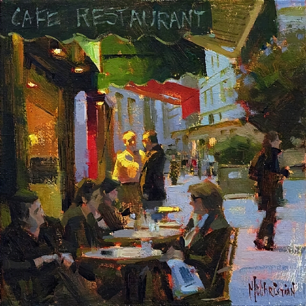 美国女画家珍妮弗,美国现代印象派女画家