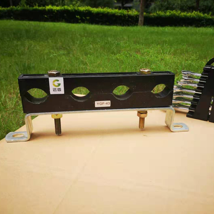 各种电缆夹具的结构和安装方法,单芯电缆固定用夹具