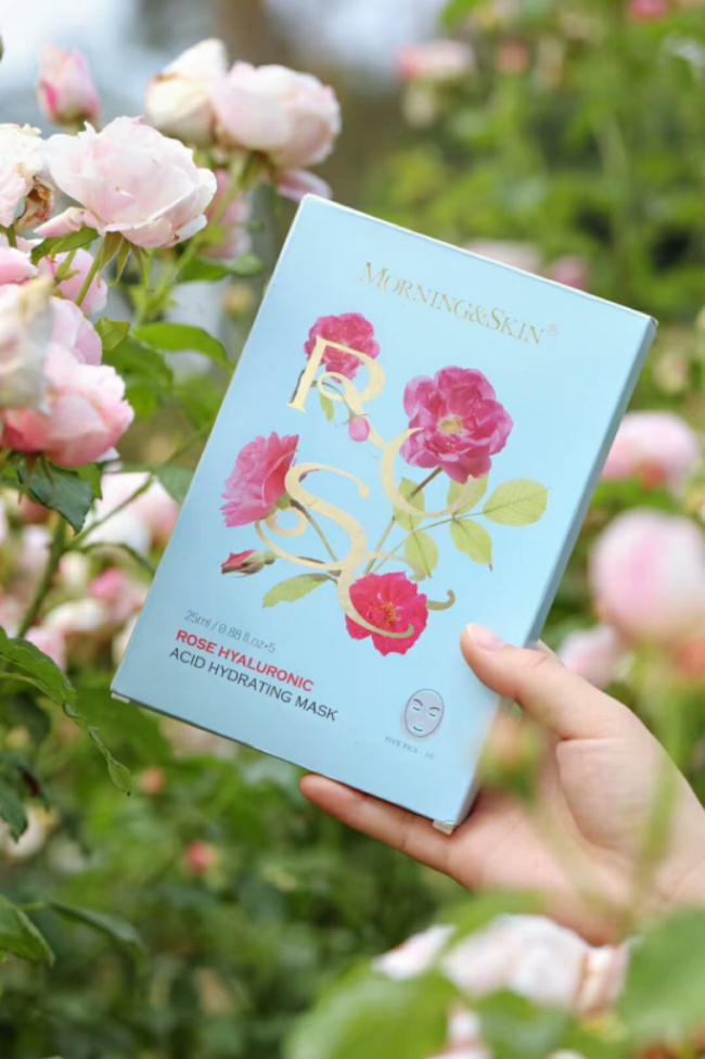 玫莉蔻玫瑰玻尿酸补水面膜,为职场女性轻松打造嘭弹水光肌
