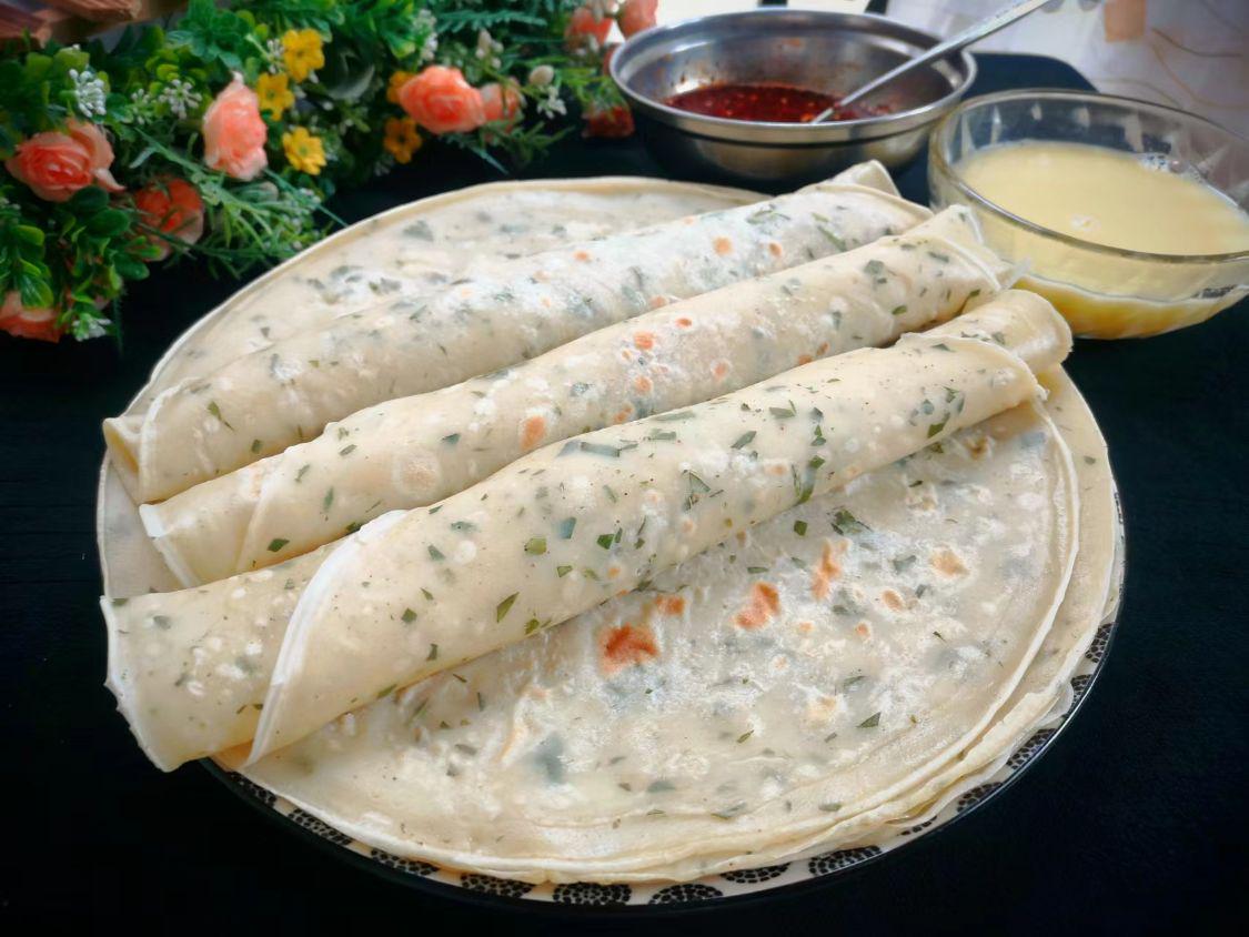 春天，遇见这叶子多摘点，养肝降春燥，随手烙成煎饼吃真香