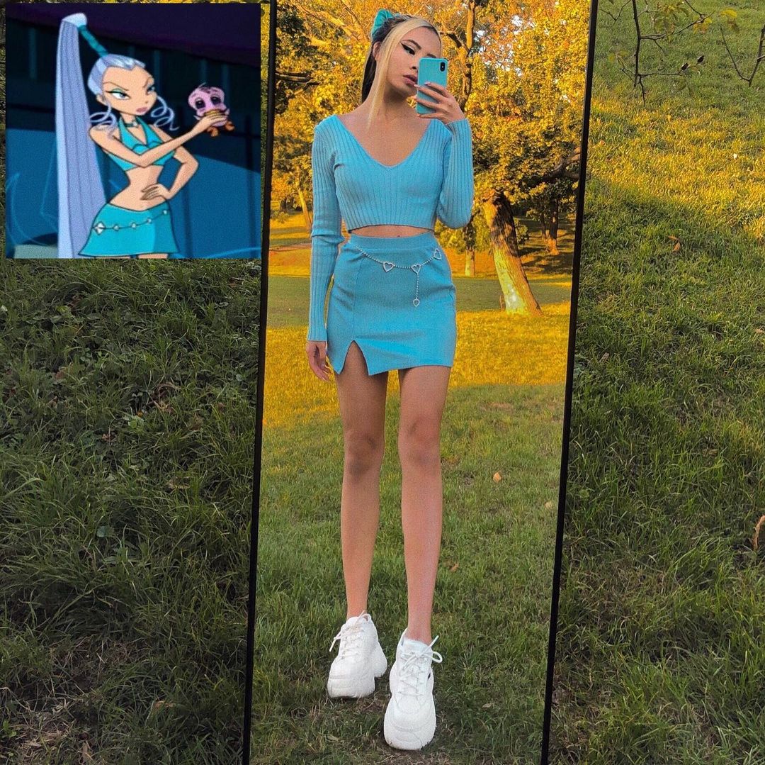 创意时尚卡通女孩,女卡通人物衣服