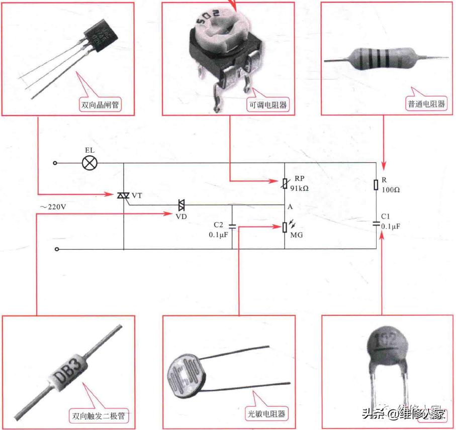 电子元器件符号图标对照表,电子元器件符号对照表英文