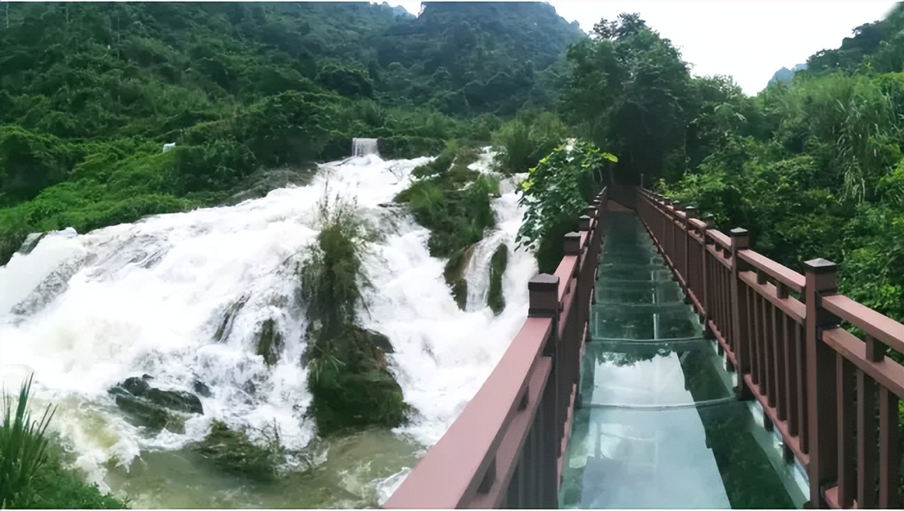 广西德天瀑布回广州沿途景区,德天跨国大瀑布风景区和古龙山