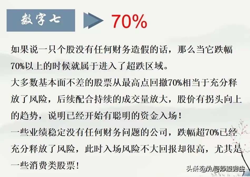 9位数字暗语大全,主力见顶出货暗语