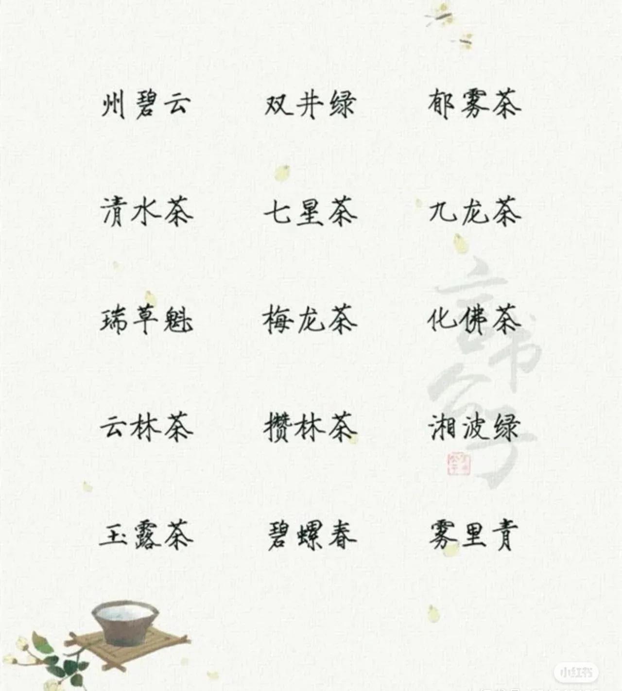 你能说出几个优雅的茶名,茶文化盘点十大唯美茶名