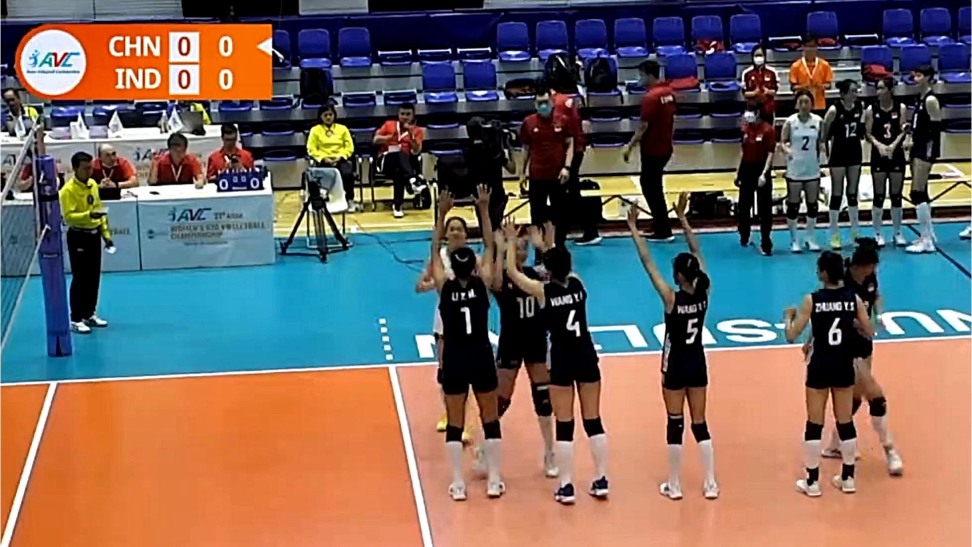 女排u20亚锦赛中国对印度,U20女排亚锦赛中国队