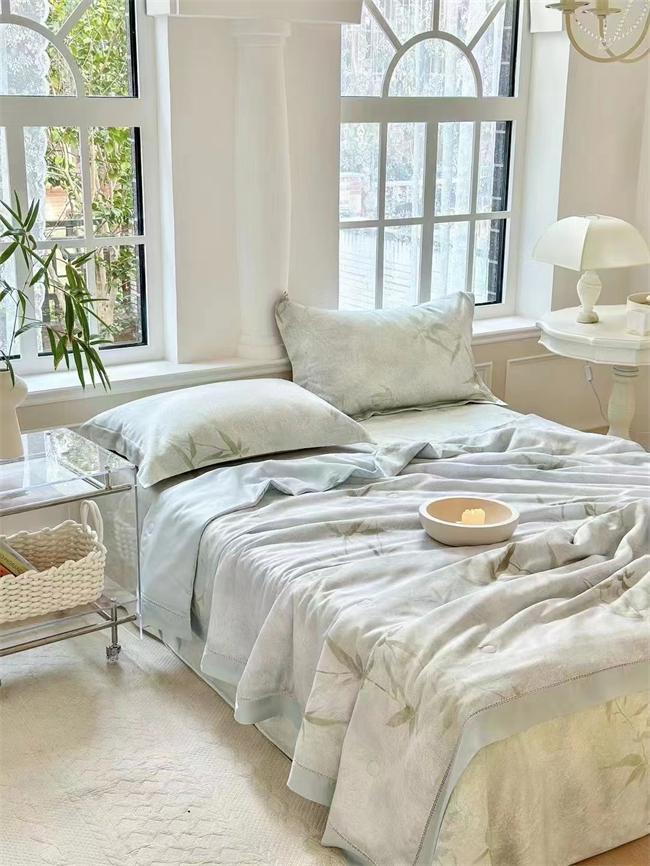 蚕丝被100%桑蚕丝单人夏凉空调被,蚕丝被全棉夏凉被空调被