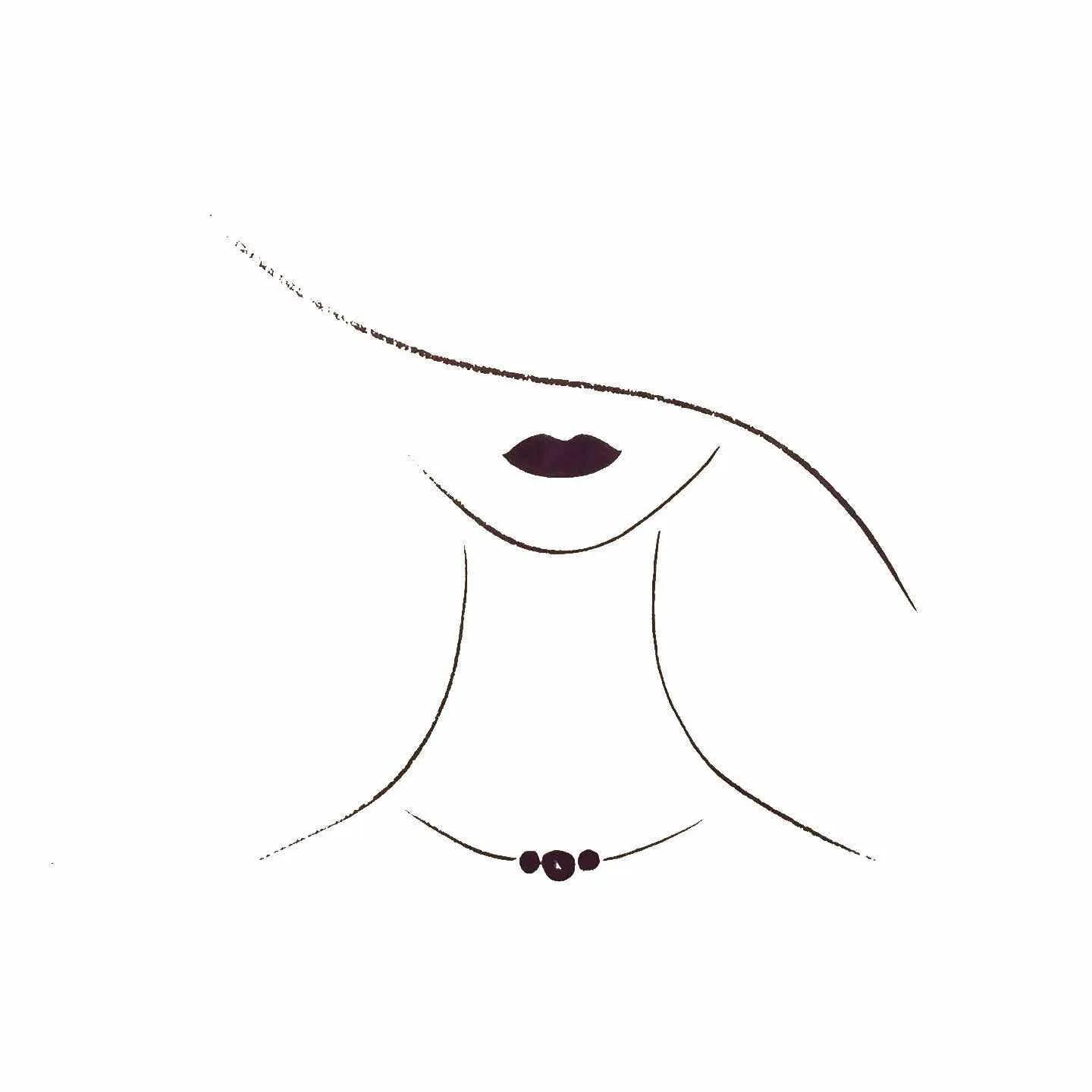 长头发简单又好看的微信头像,微信头像简约干净简笔可爱