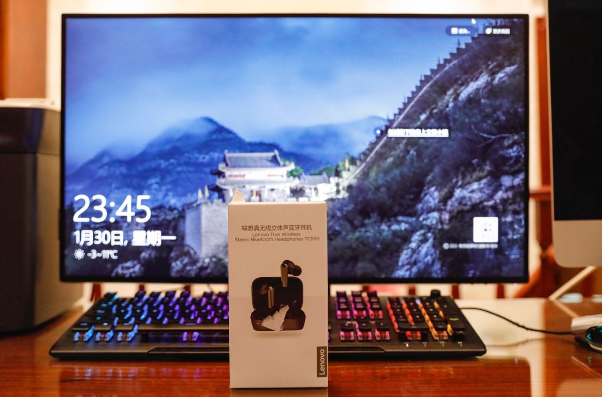 联想tc550真无线蓝牙耳机,lenovo联想蓝牙耳机x15