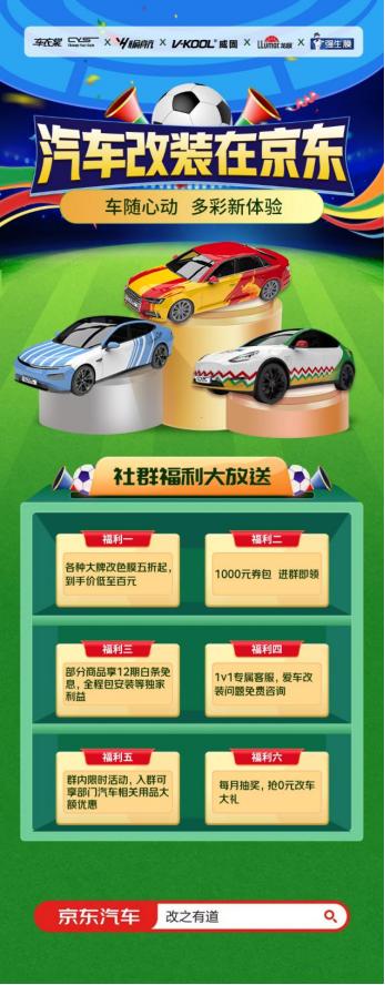 来京东汽车赢千元定制改色膜大奖，就看你世界杯猜球准不准