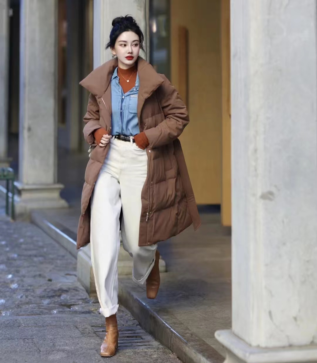 打工人羽绒服穿搭,精致打工人一周穿搭男冬天