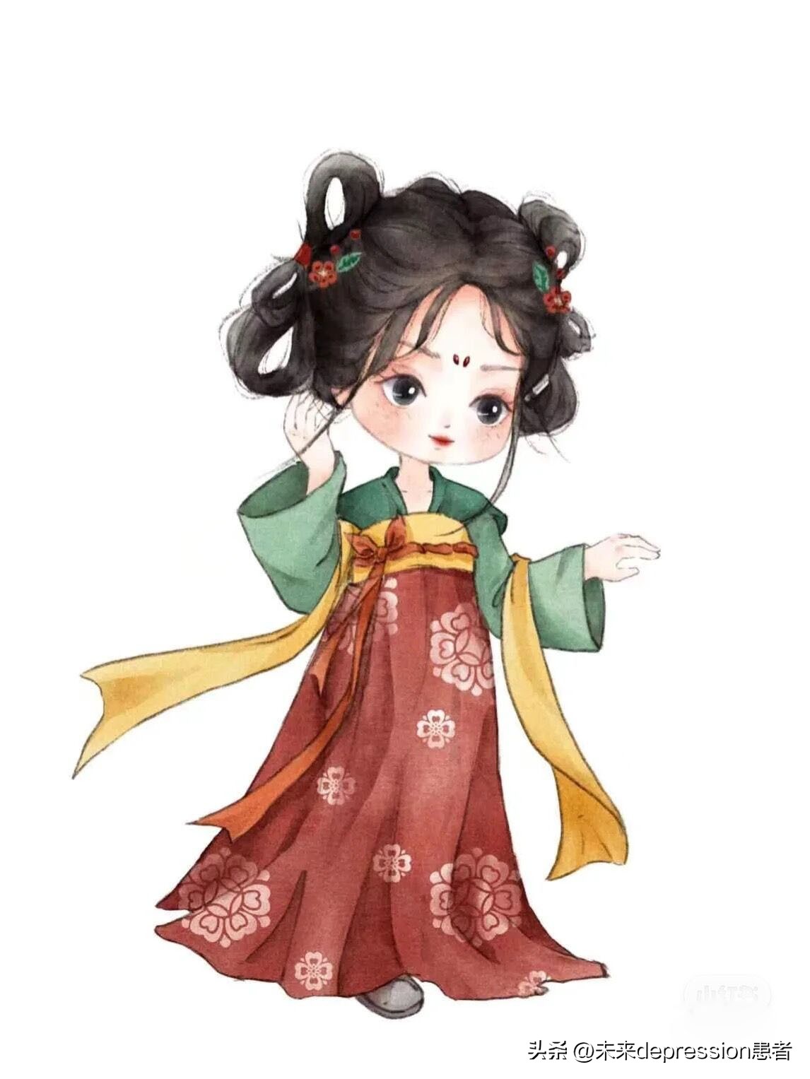 清纯可爱古风美少女,国风美少年