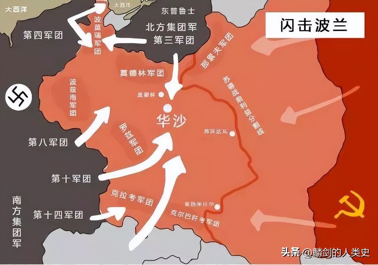 法西斯德国闪击波兰用了多长时间,世界军事战争史全文