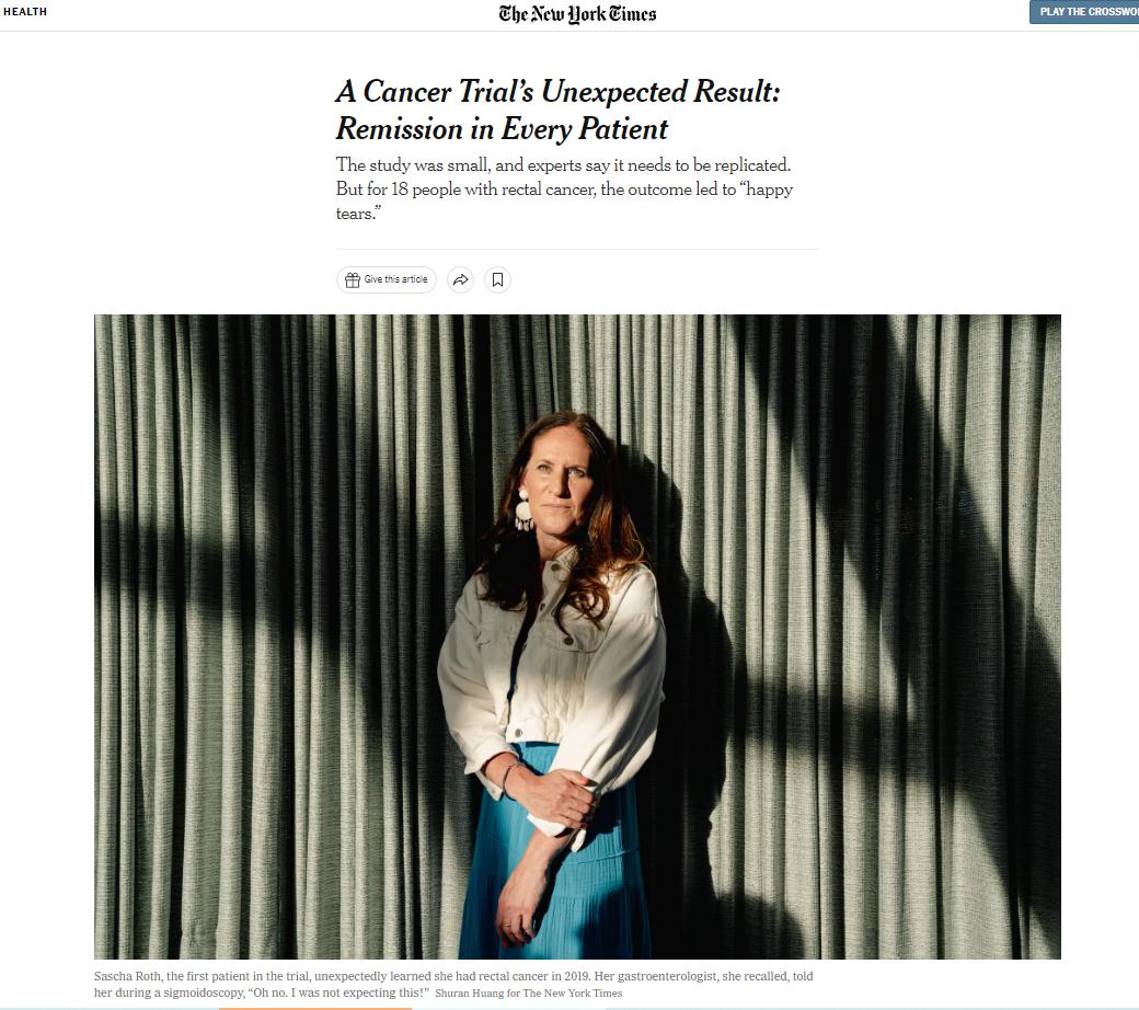 国外媒体报道120万一针的抗癌药,国外癌症治疗突破最新消息