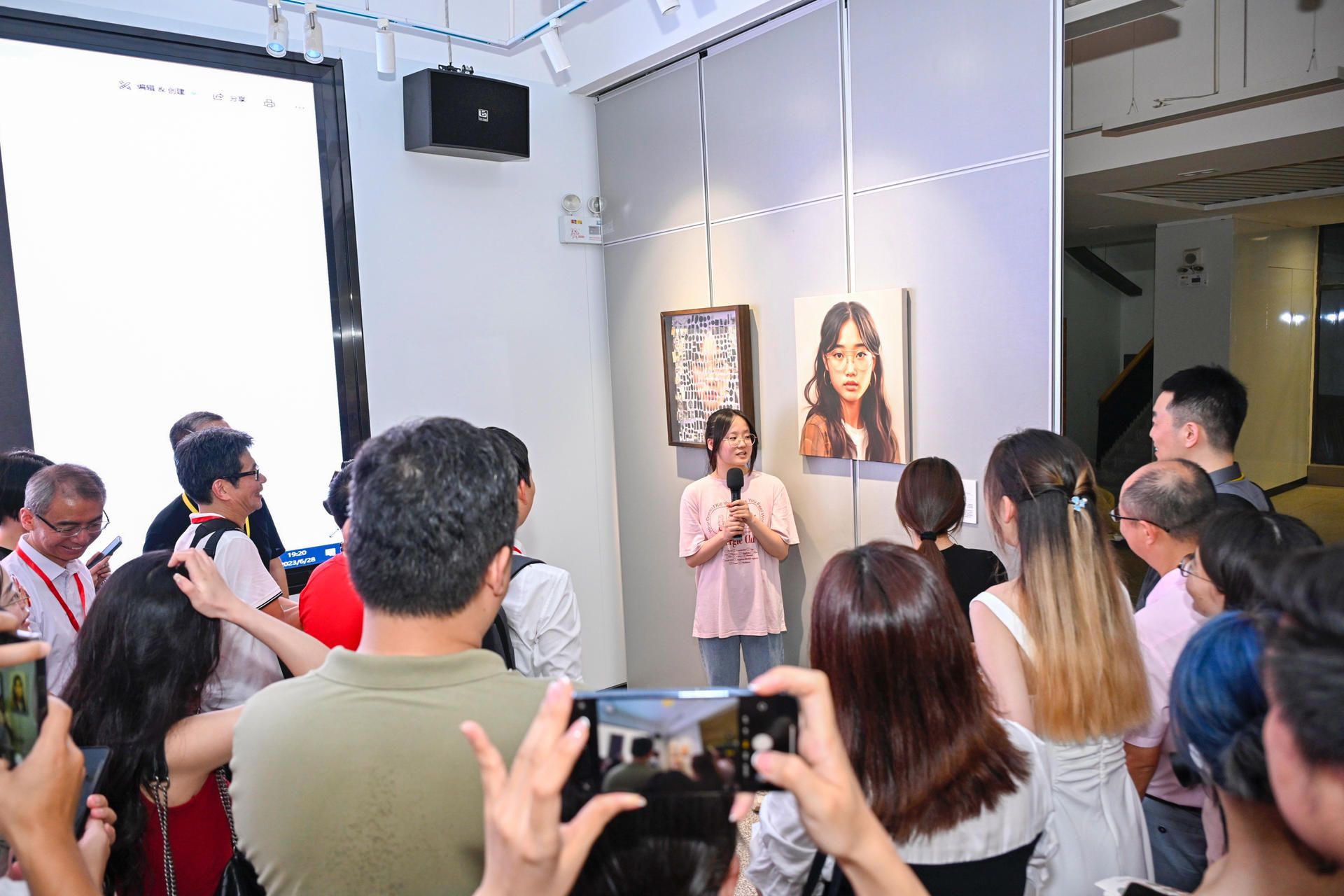 人工智能艺术展在华科大举行,华科人工智能艺术展永恒