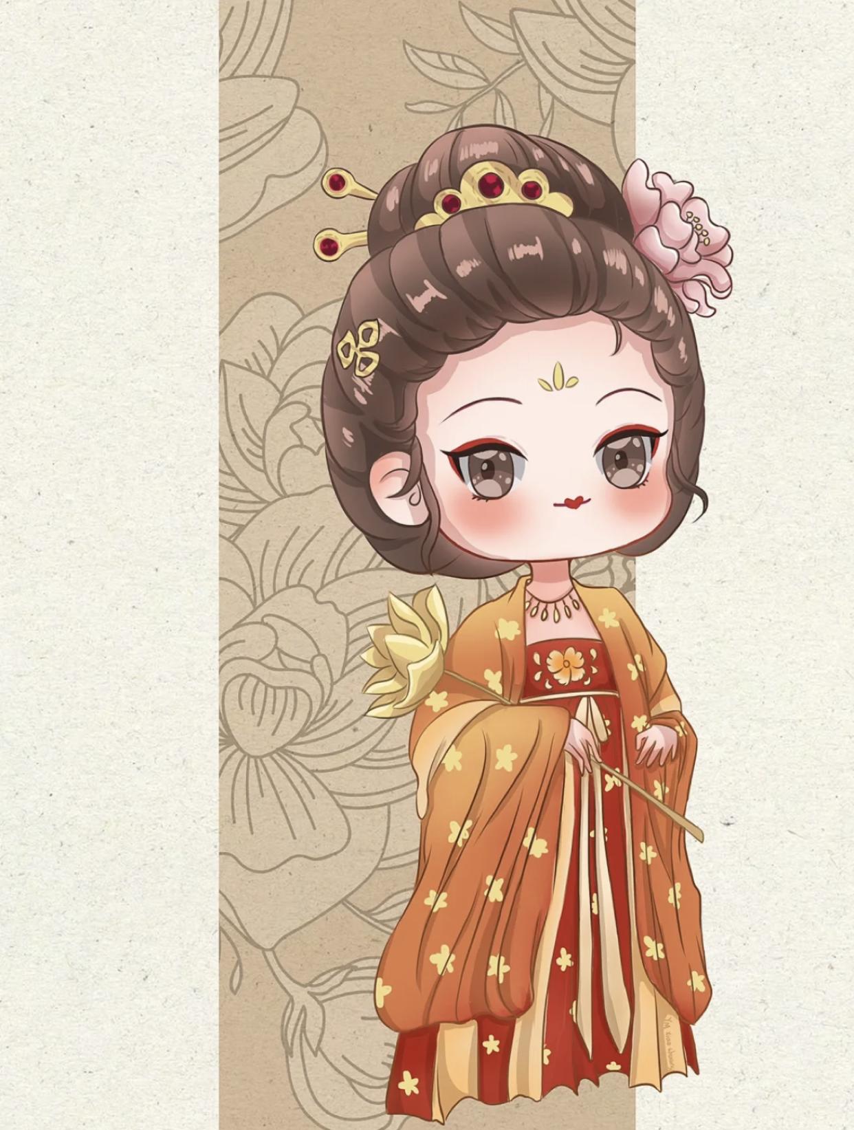 超萌的q版古风头像,古风q版头像唯美图文