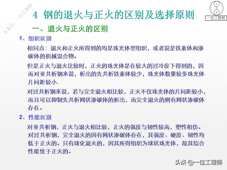 热处理正火和回火区别,热处理工艺正火退火回火