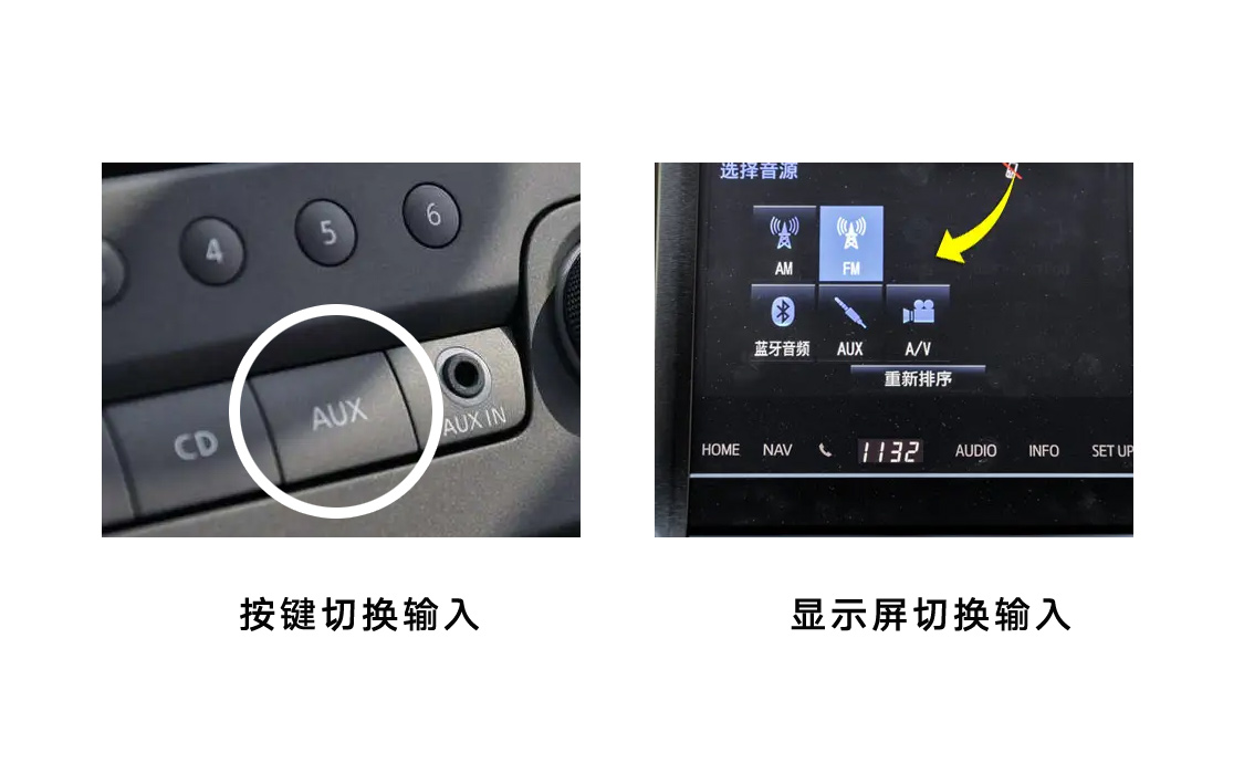 车载usb和aux的区别,车载aux能改成usb接口