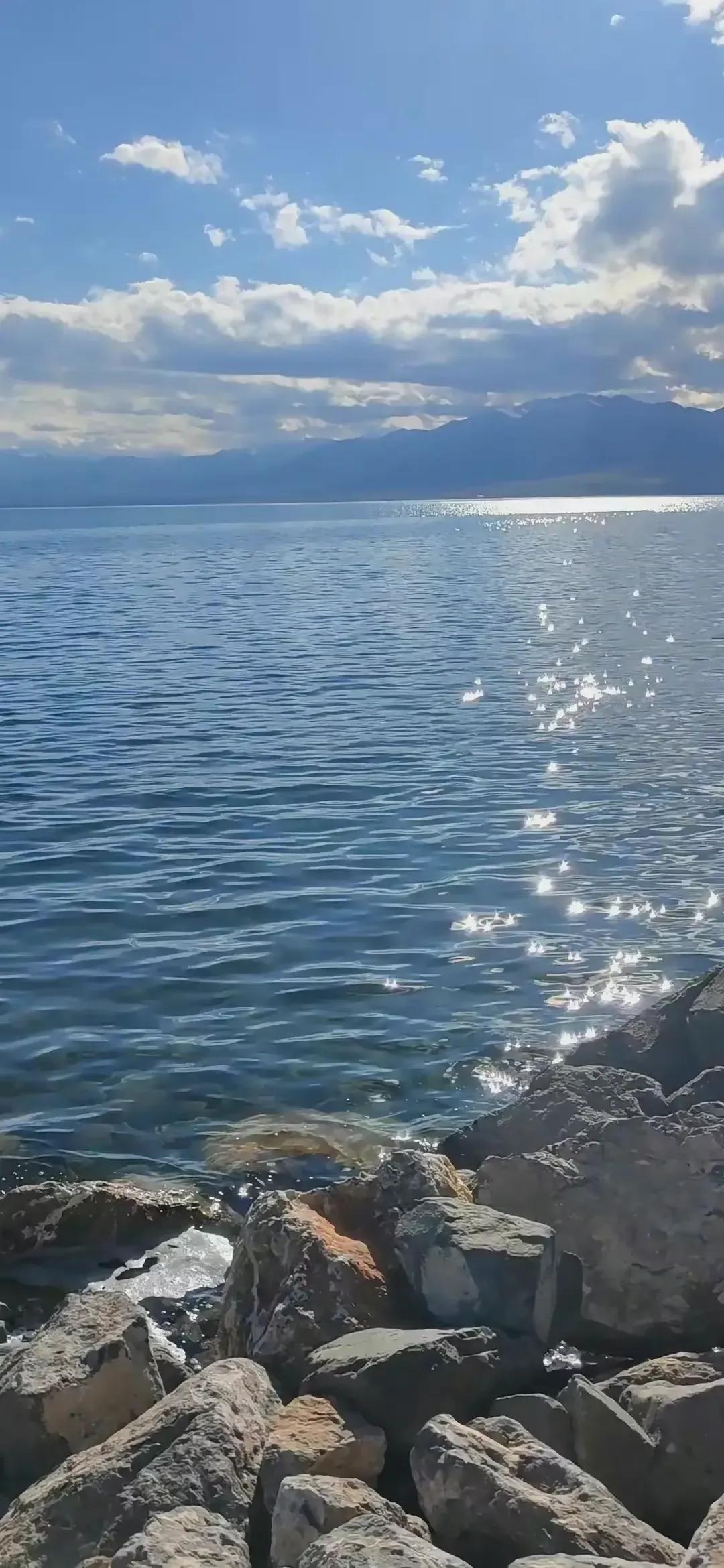 美丽的碧海蓝天壁纸,2018蓝色大海夏天壁纸