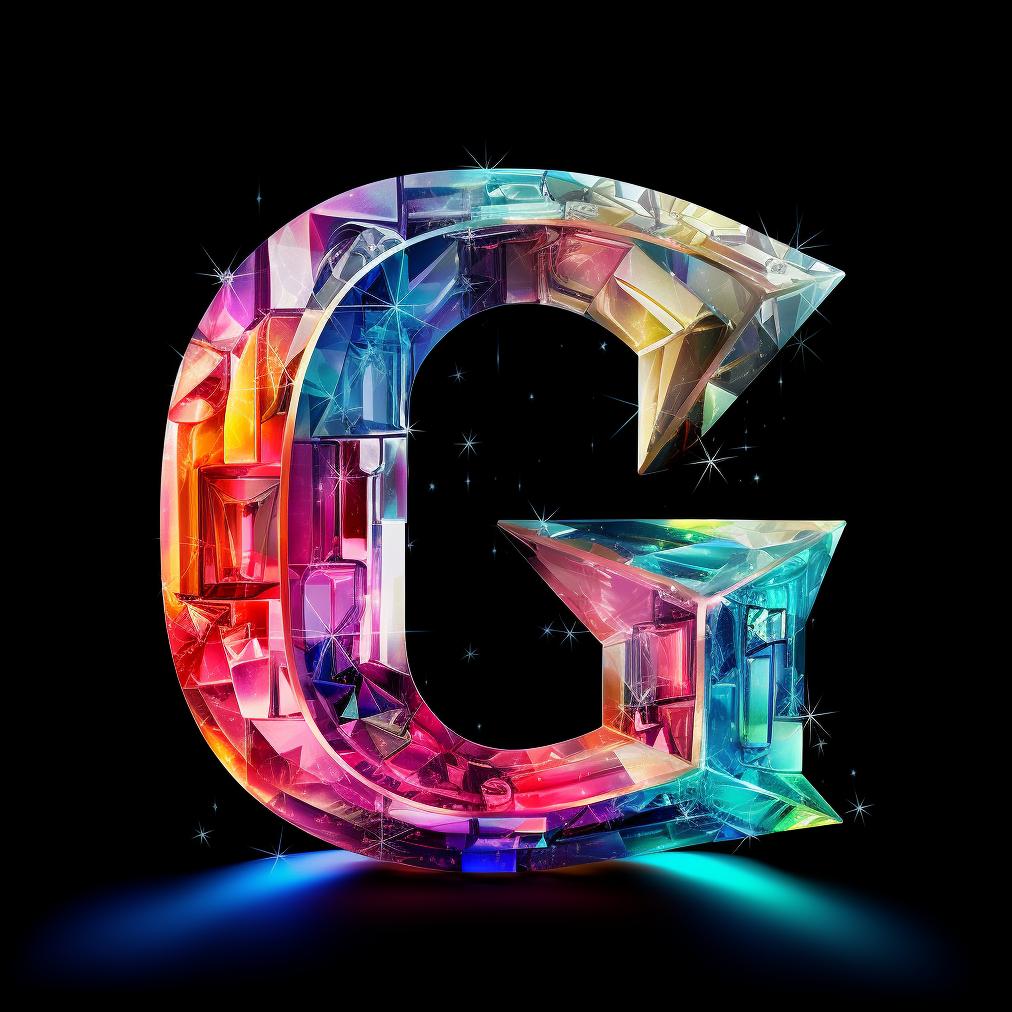 d字母设计,水晶字母设计