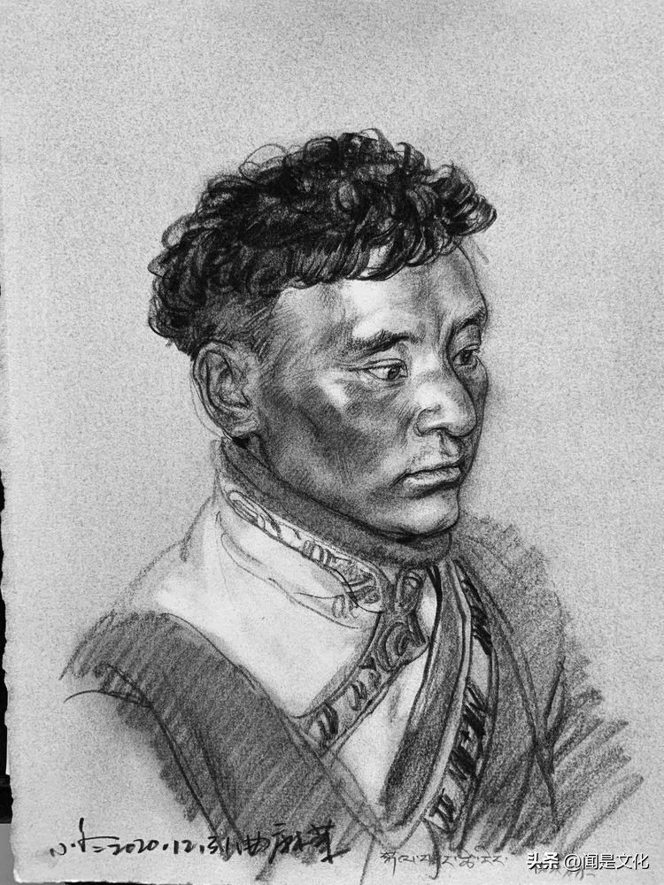 天津美院教授于小冬速写,于小冬美院速写图文