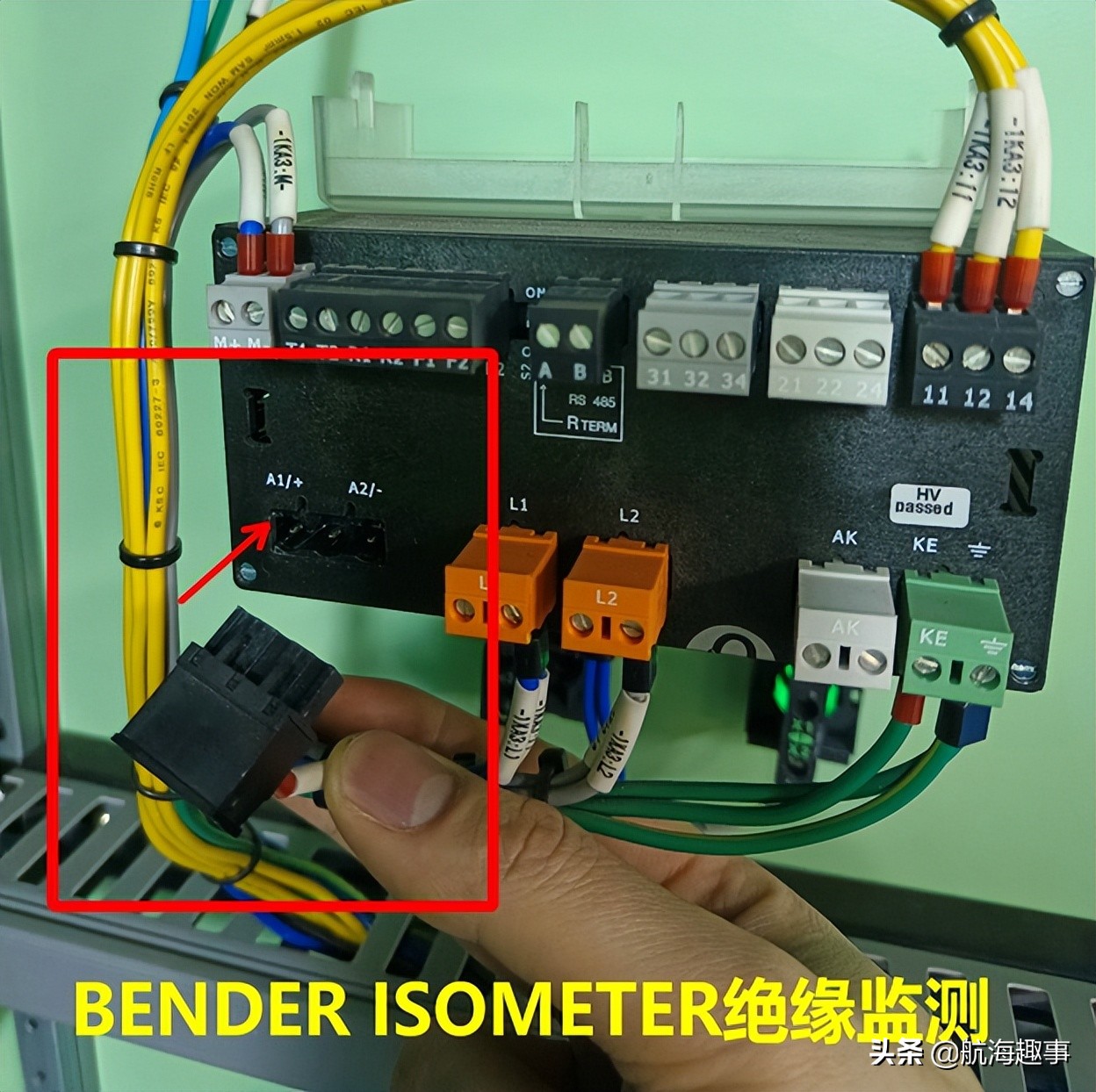 黄老轨分享，查找曼恩电喷主机ECS低绝缘故障，确实要点耐心