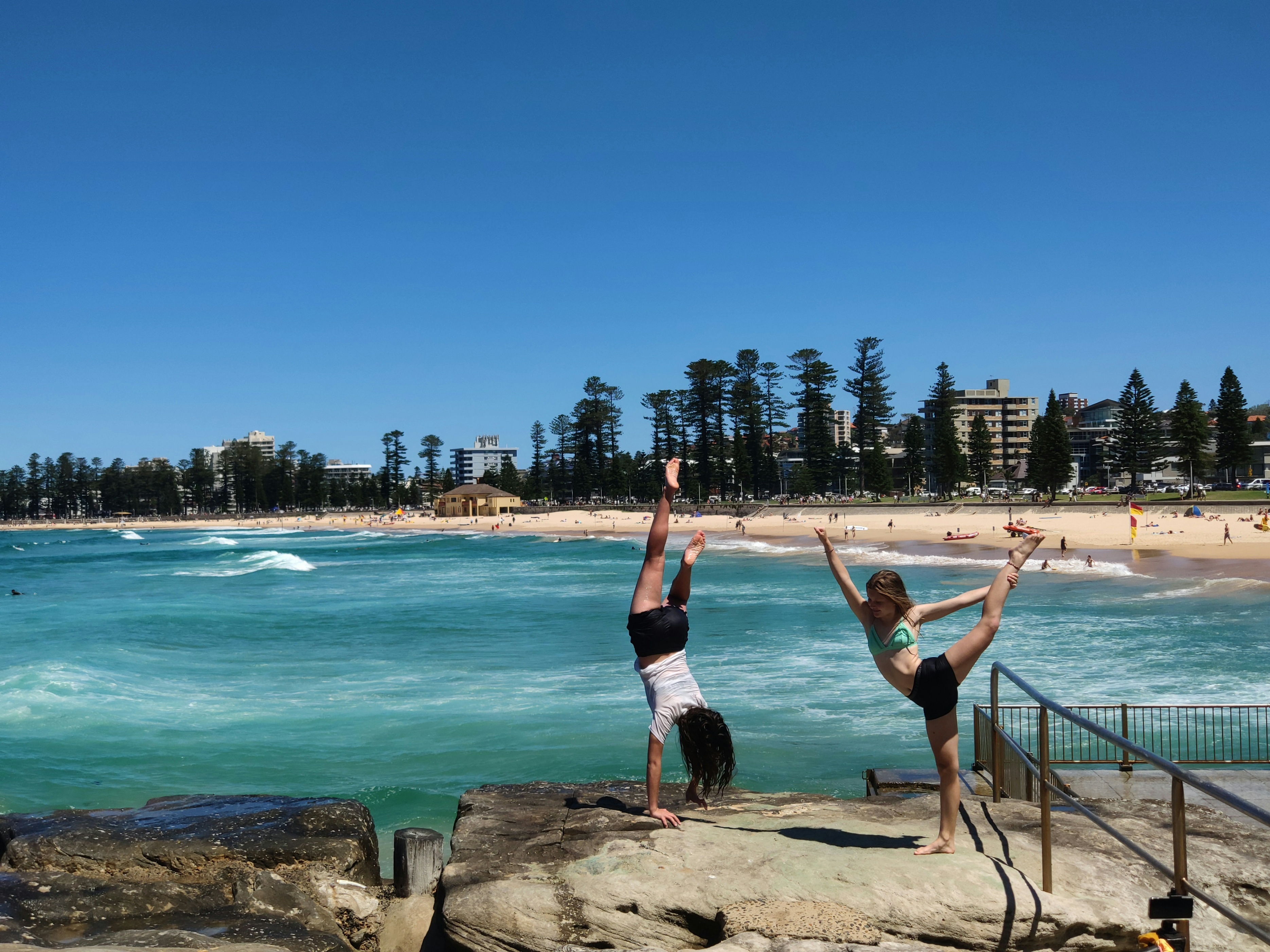 曼利海滩风景图片,著名的曼利海滩