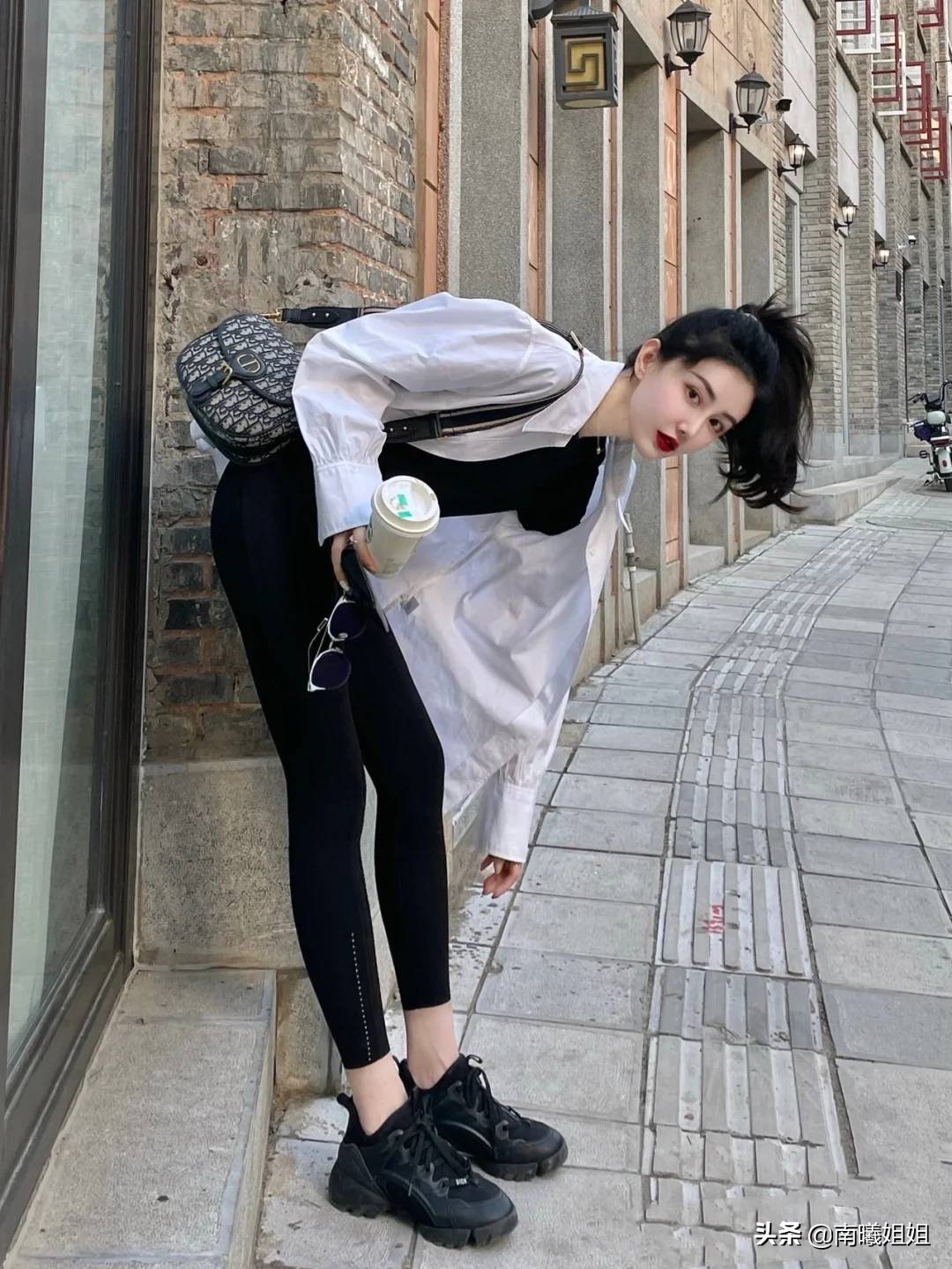 无痕裤穿搭街拍,无痕裤街拍穿搭